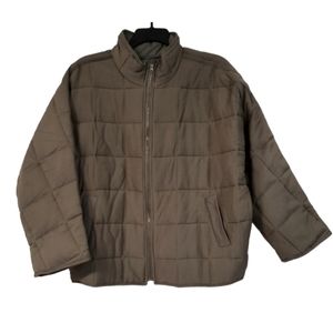 Women's Brown Quilted Jacket